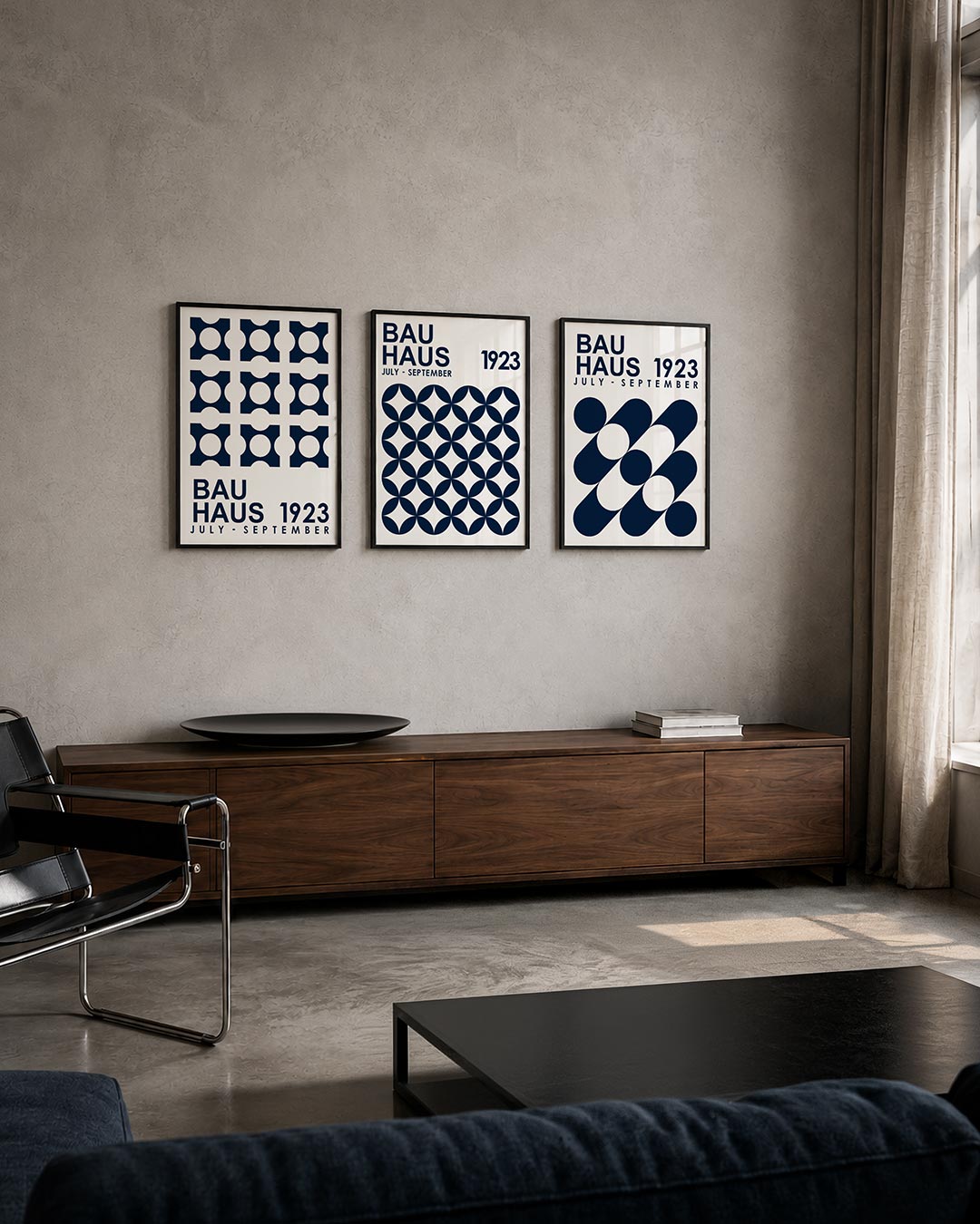 Cirkelpatroon en tekst Posterset