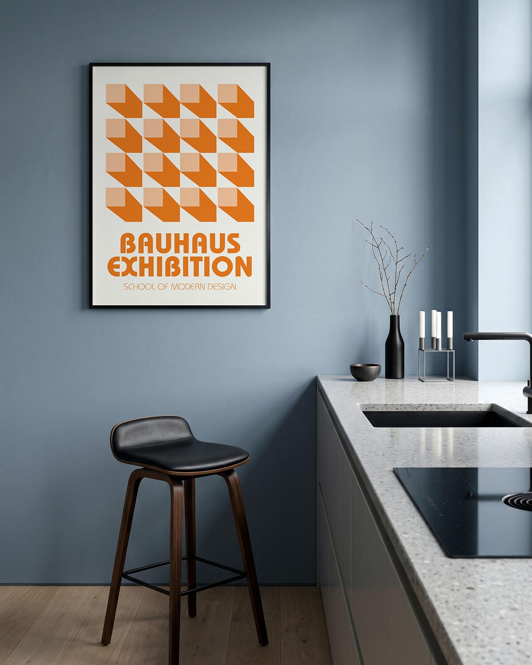 Vorm en schaduw Poster