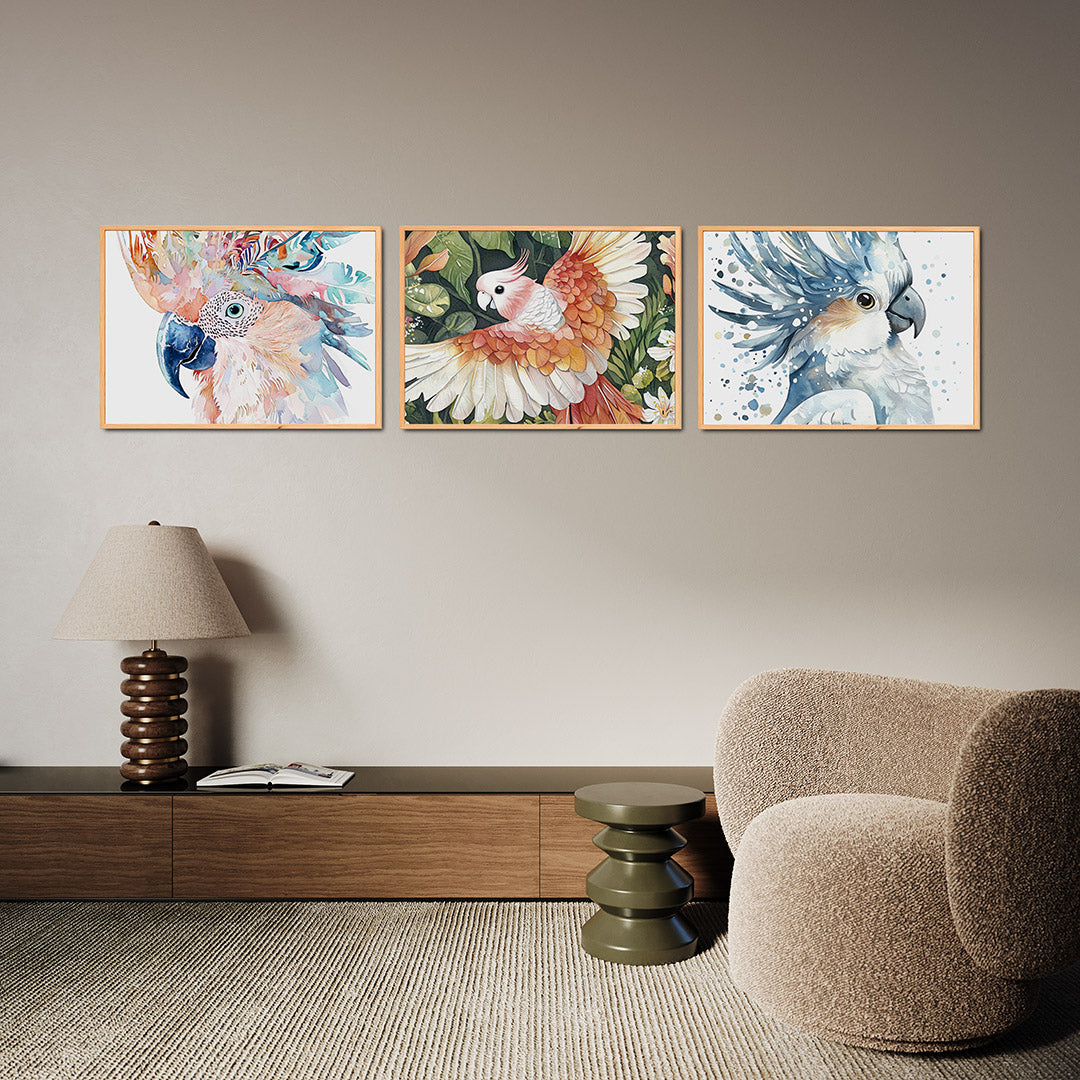 Vederlichte kleurenpracht Posterset