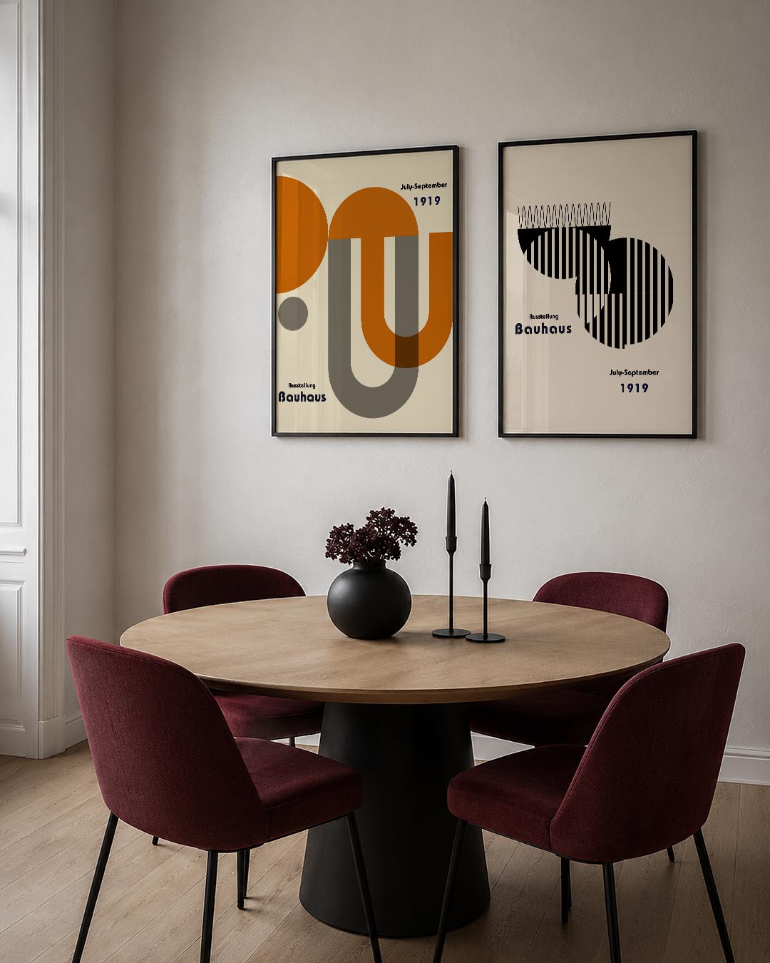 Vormen en vlakkenspel Posterset
