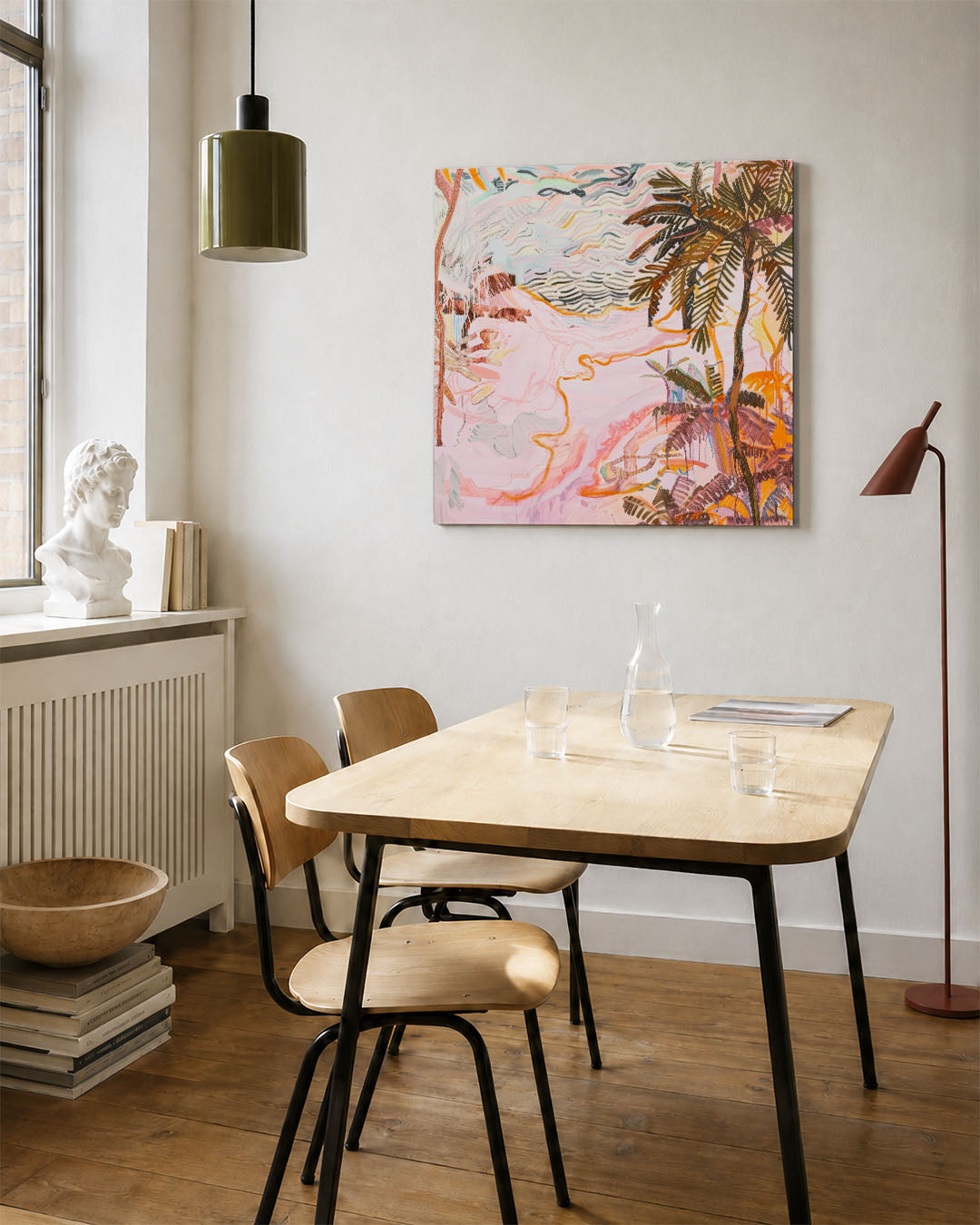 Tropische droomlandschap Kunstwerk