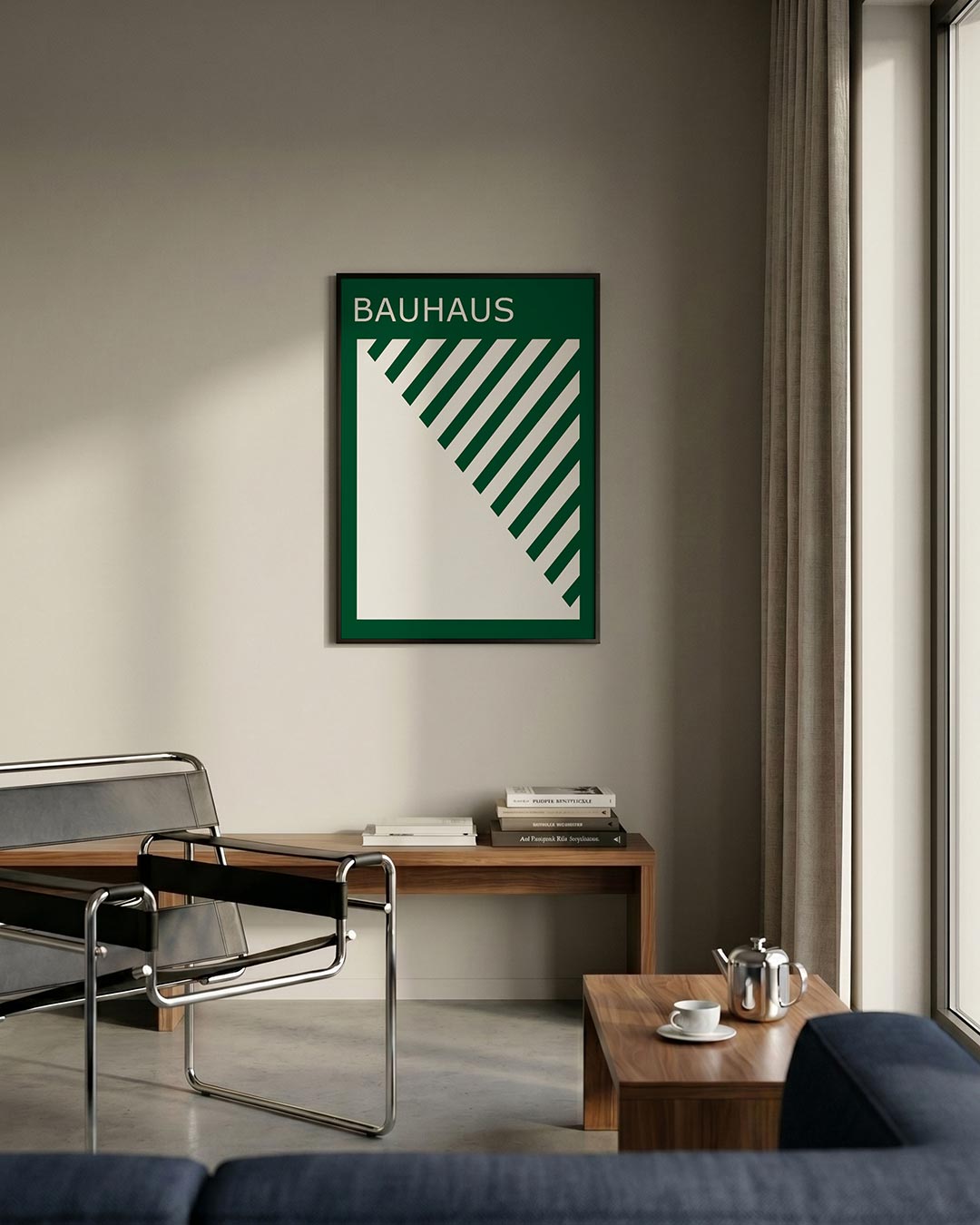 Diagonal lijnen Poster