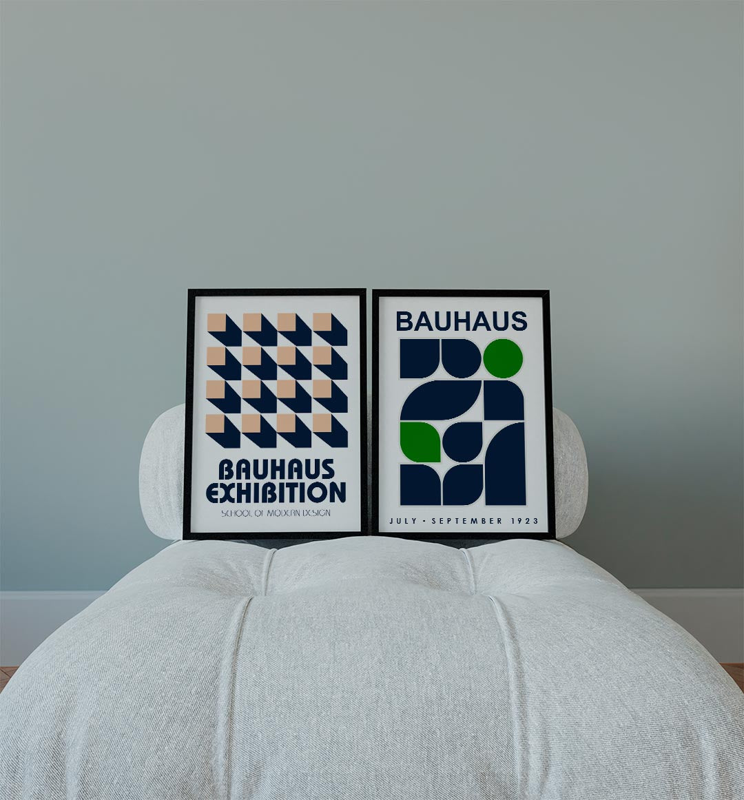 Vorm en schaduw Posterset