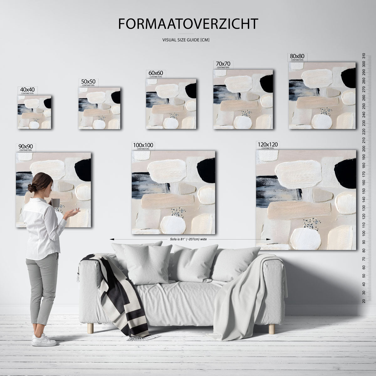 Abstracte vormen Poster