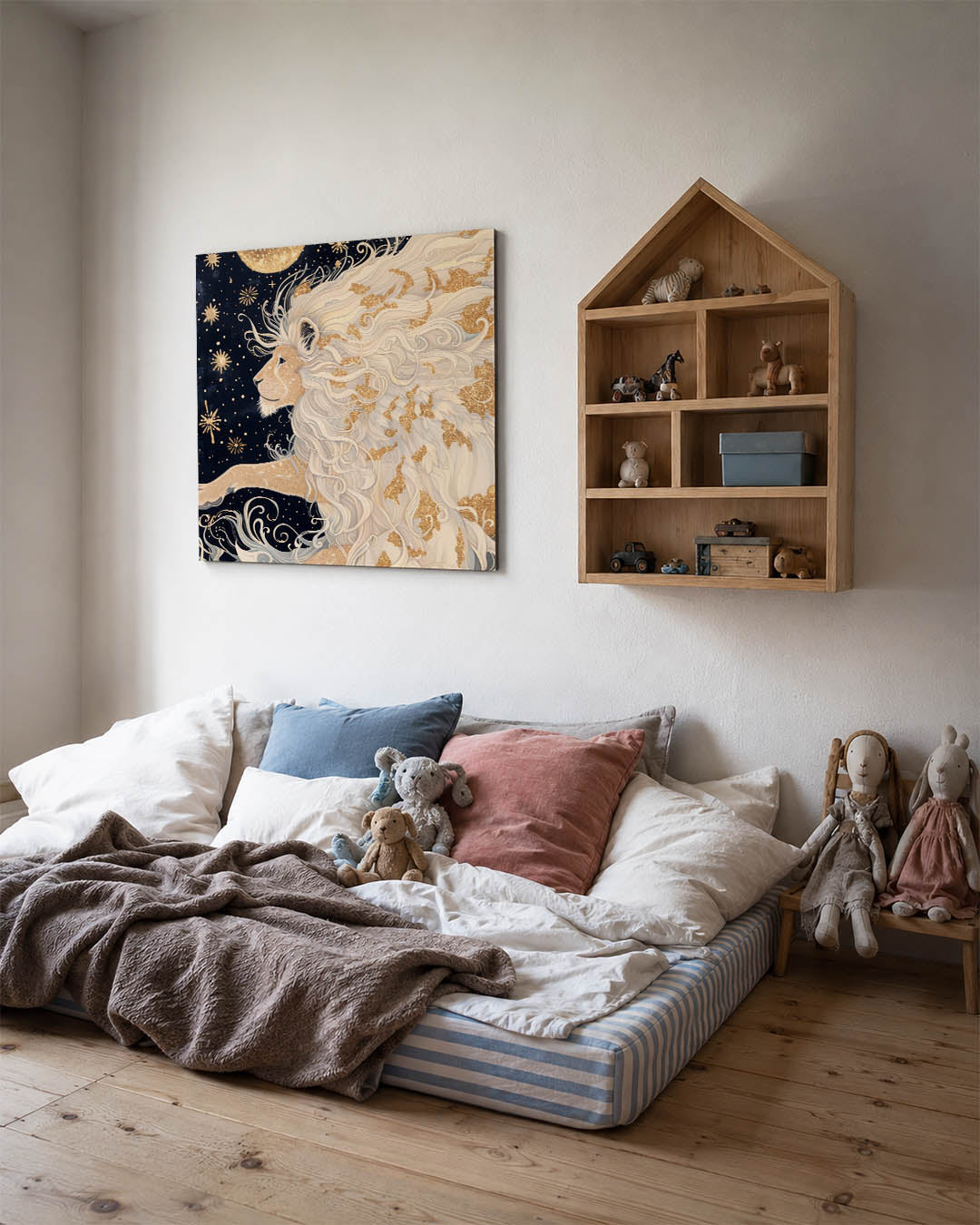 Leeuw met sterren Kunstwerk