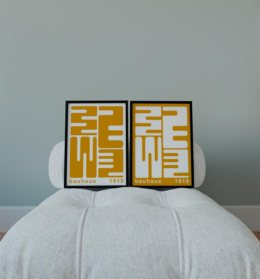 Vorm en lijnenspel Posterset