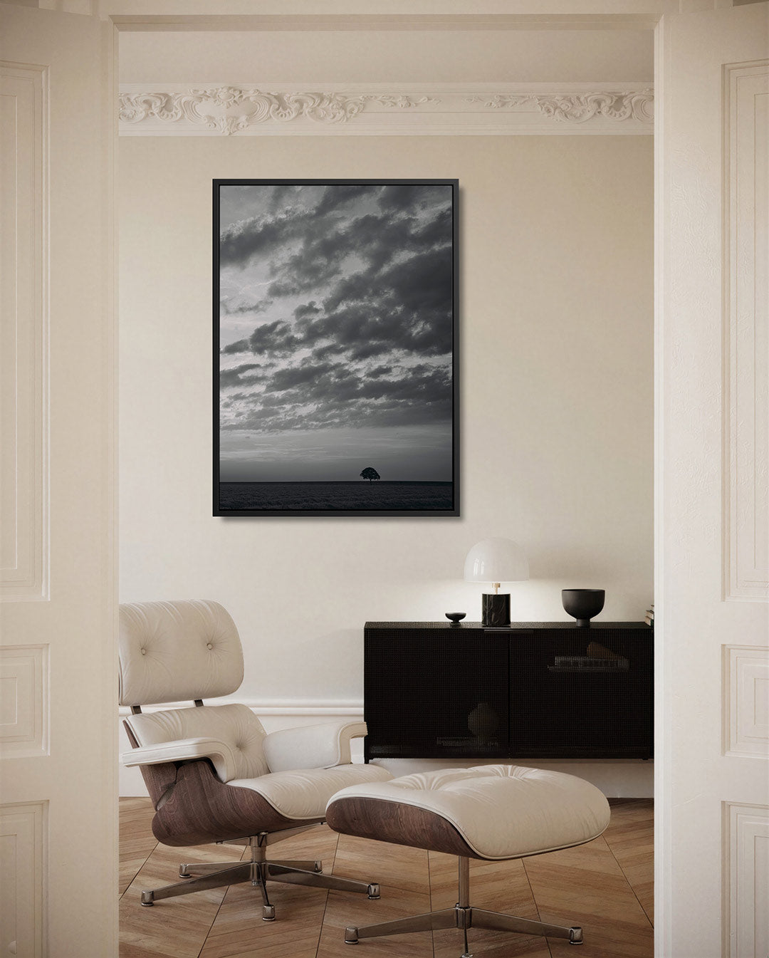 Dramatische lucht Kunstwerk