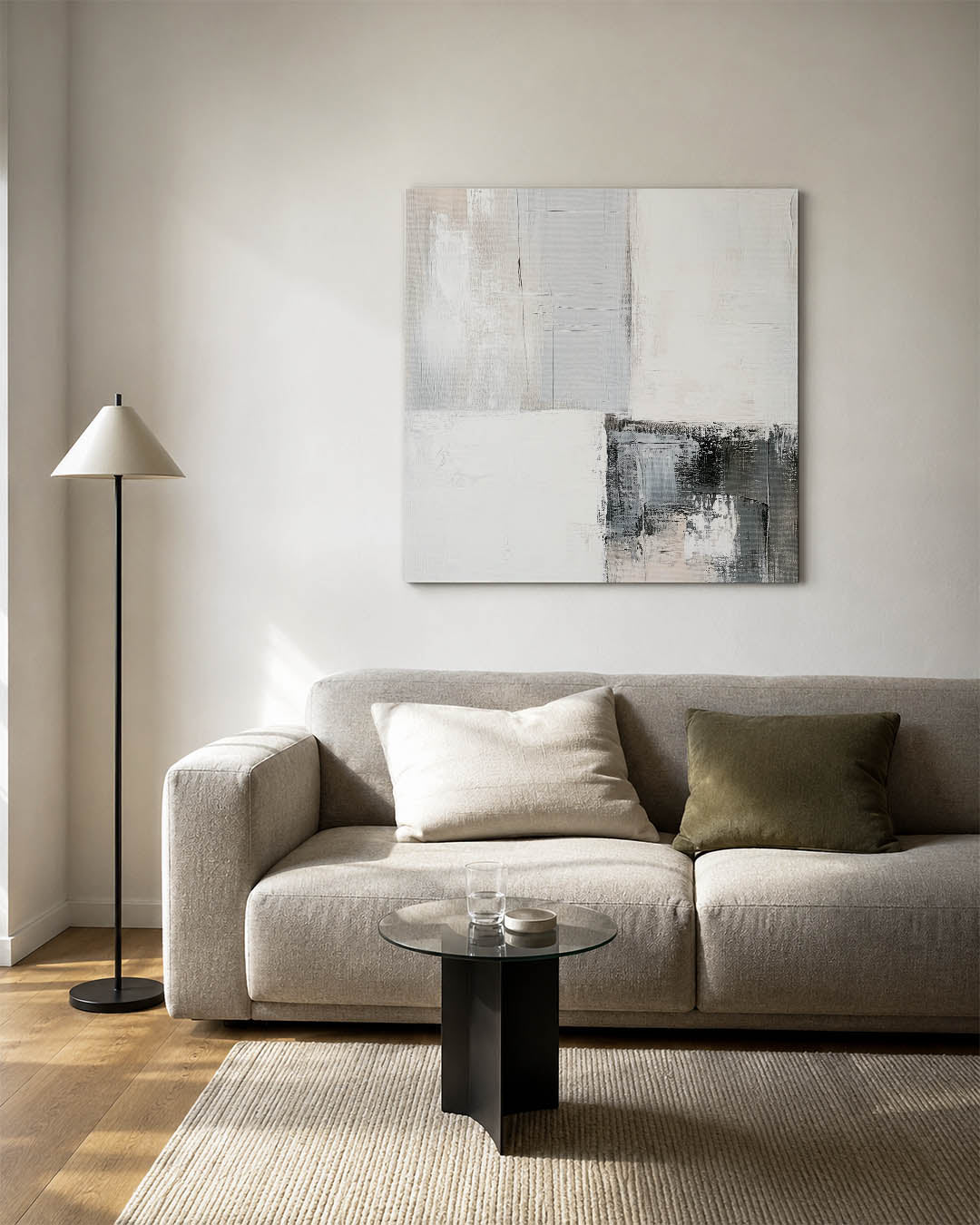 Geometrische compositie Kunstwerk