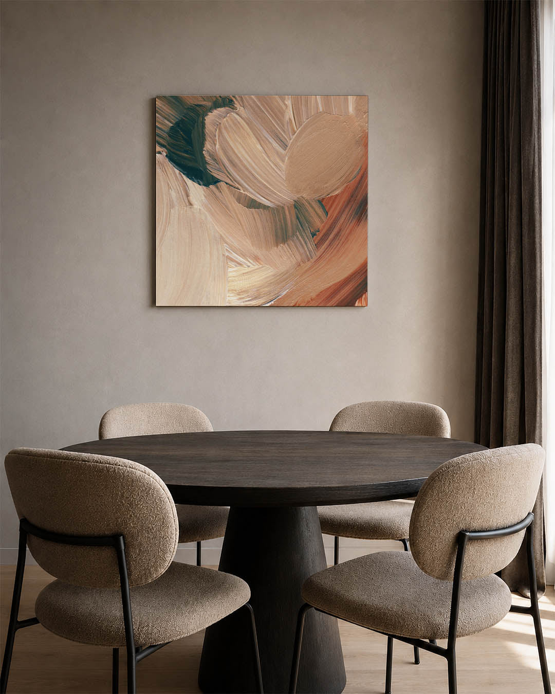 Penseelstreken Kunstwerk