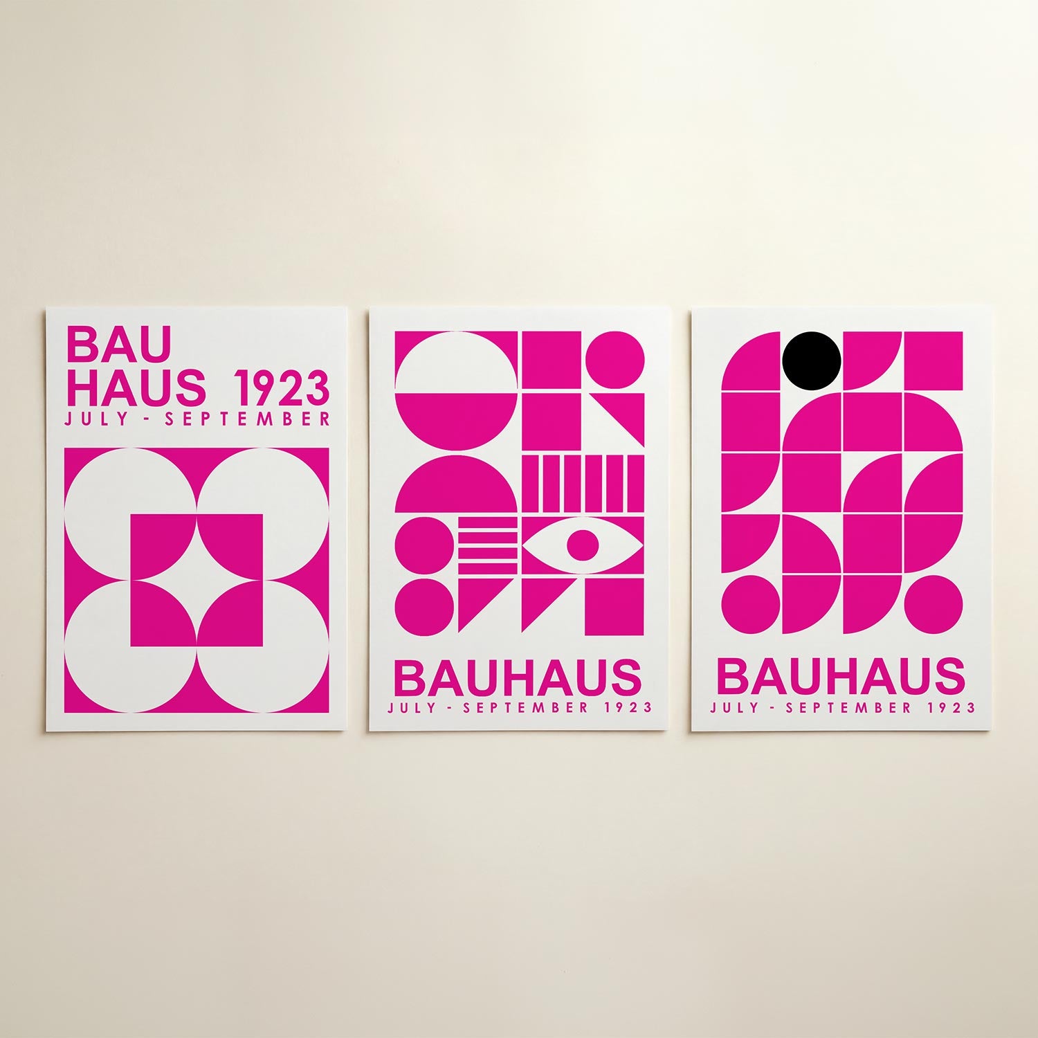 Kleur en vormen Posterset