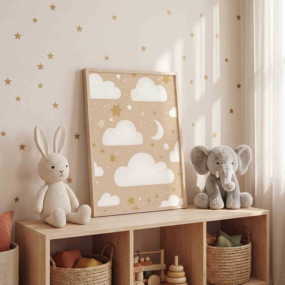 Wolk en sterren Poster