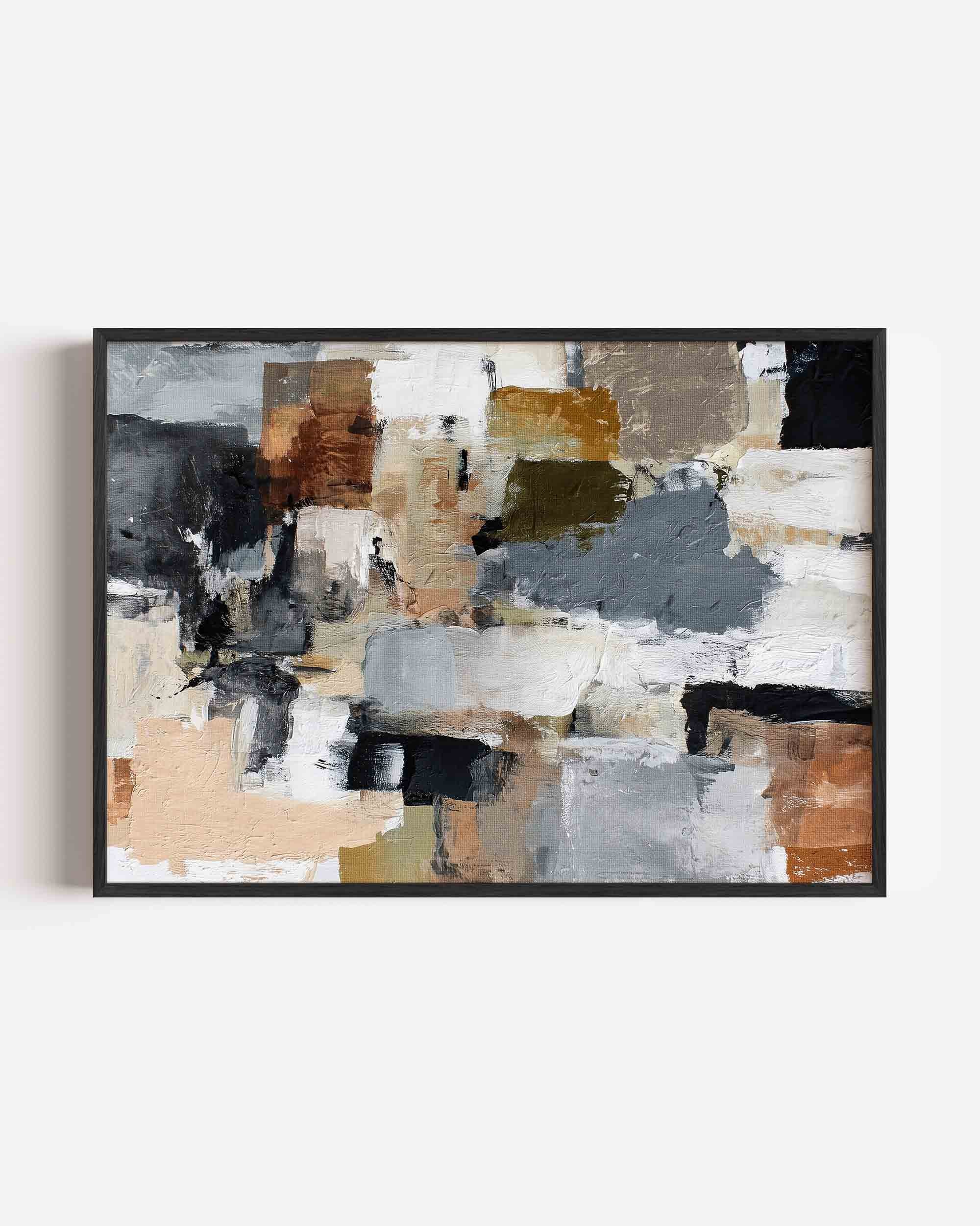Abstracte vormen Poster