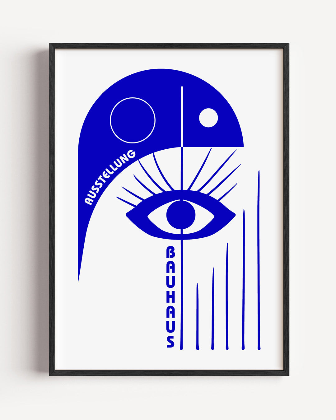 Oog en lijnen Poster