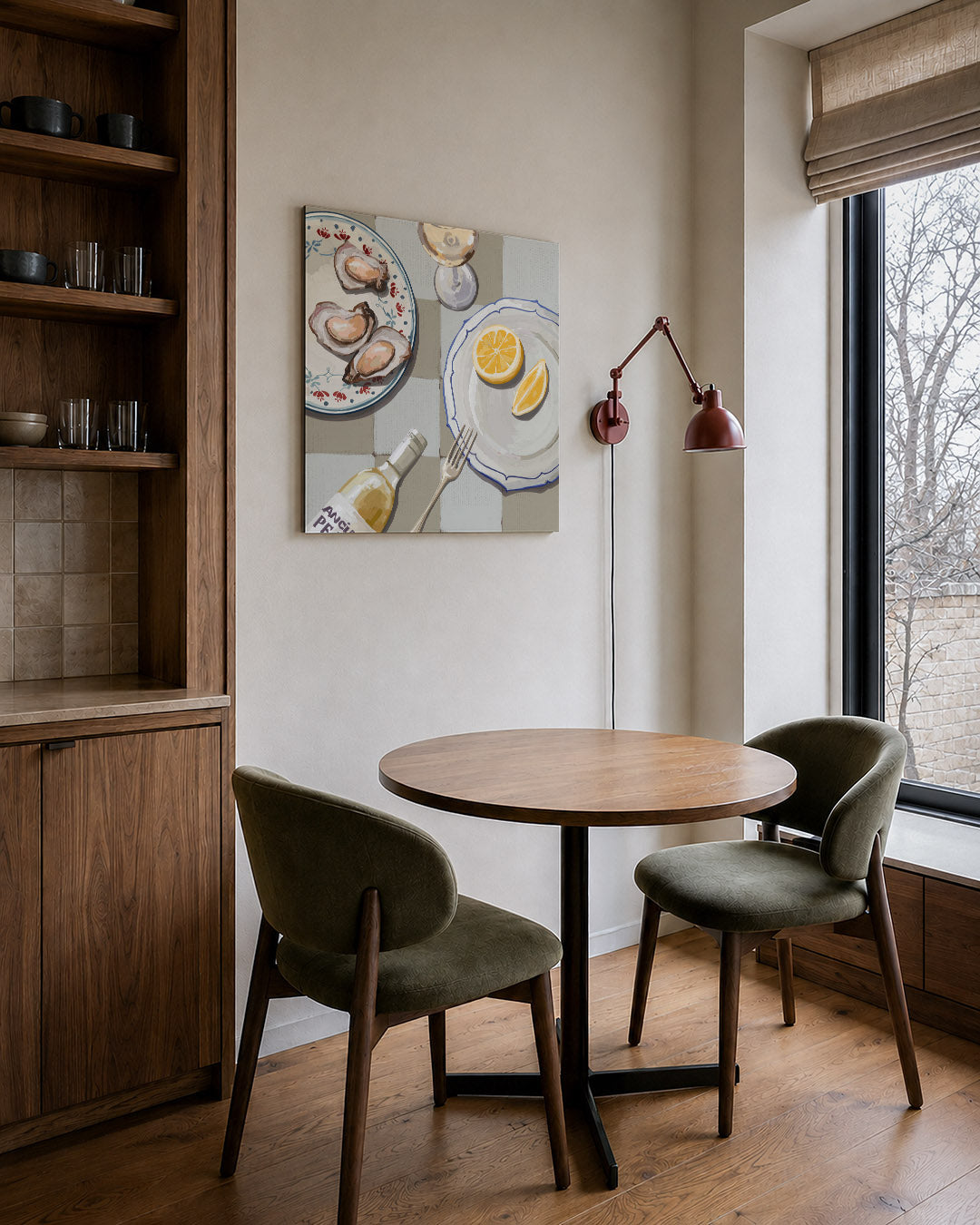 Eettafel compositie Kunstwerk