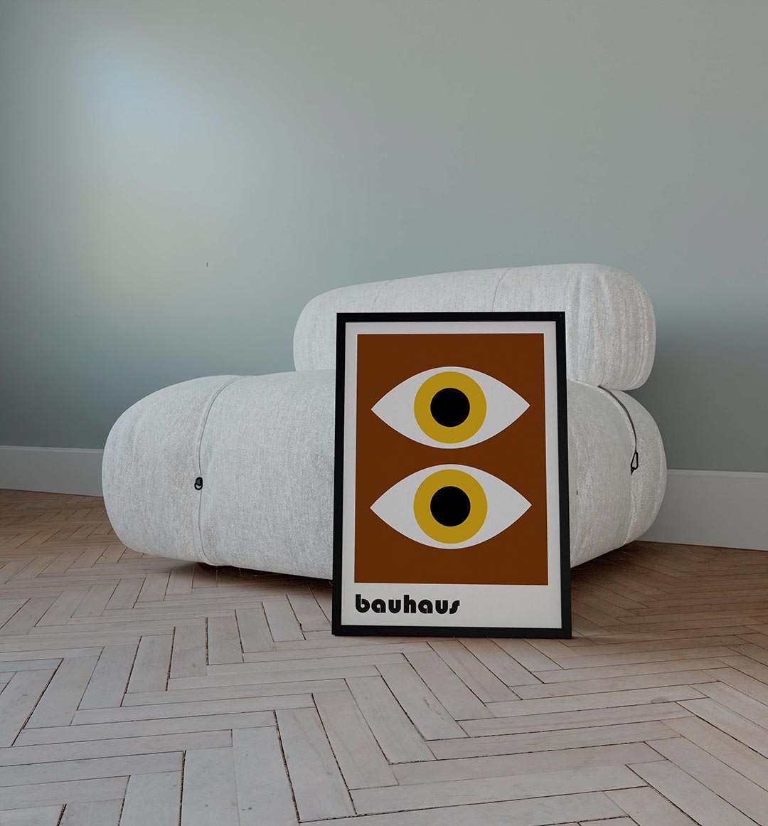 Oogvormen en kleur Poster