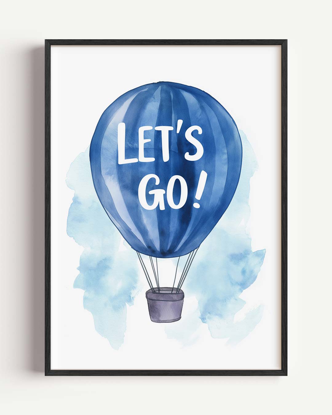 Inspirerende Luchtballon Poster-WallArtistic