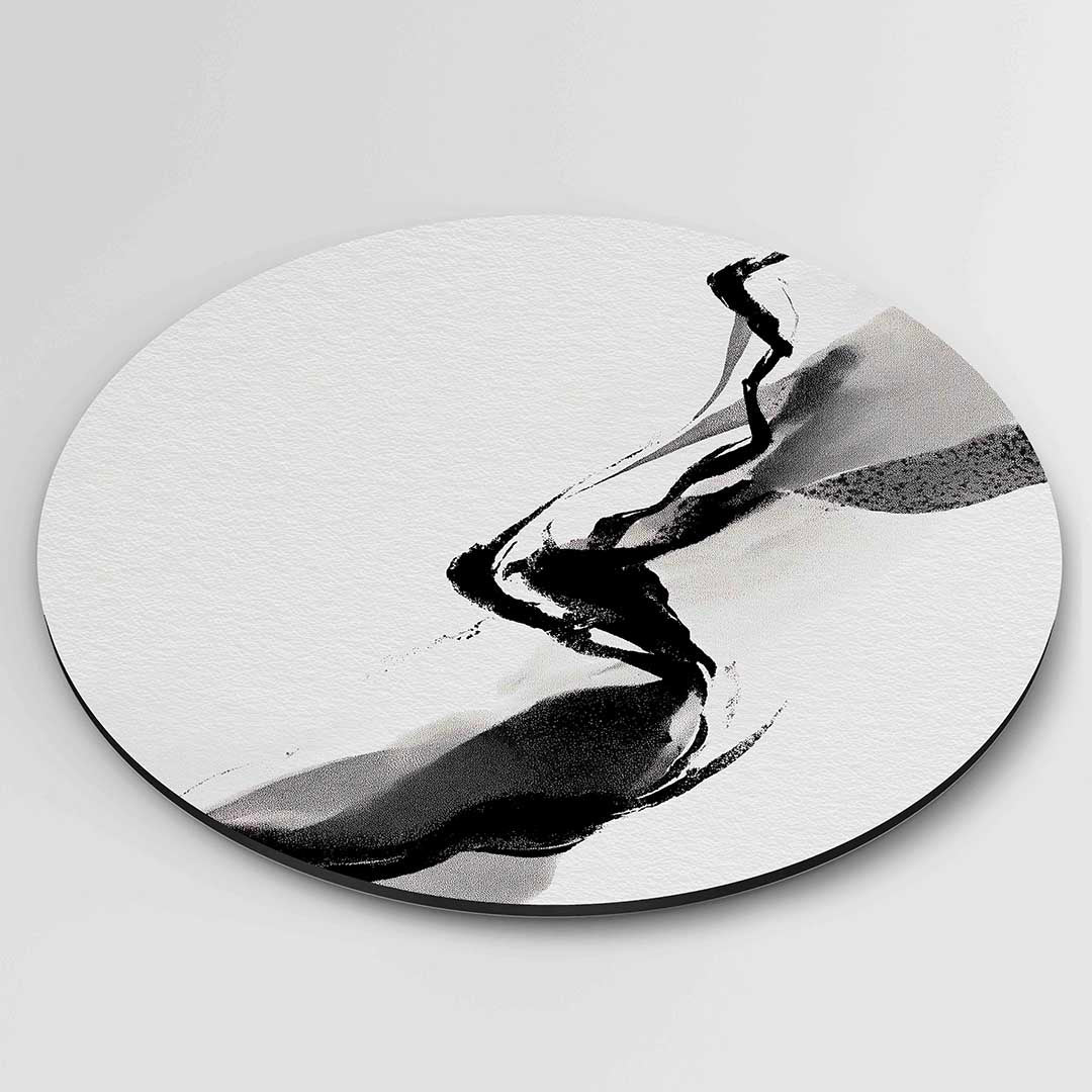 Abstracte lijnen Muurcirkel