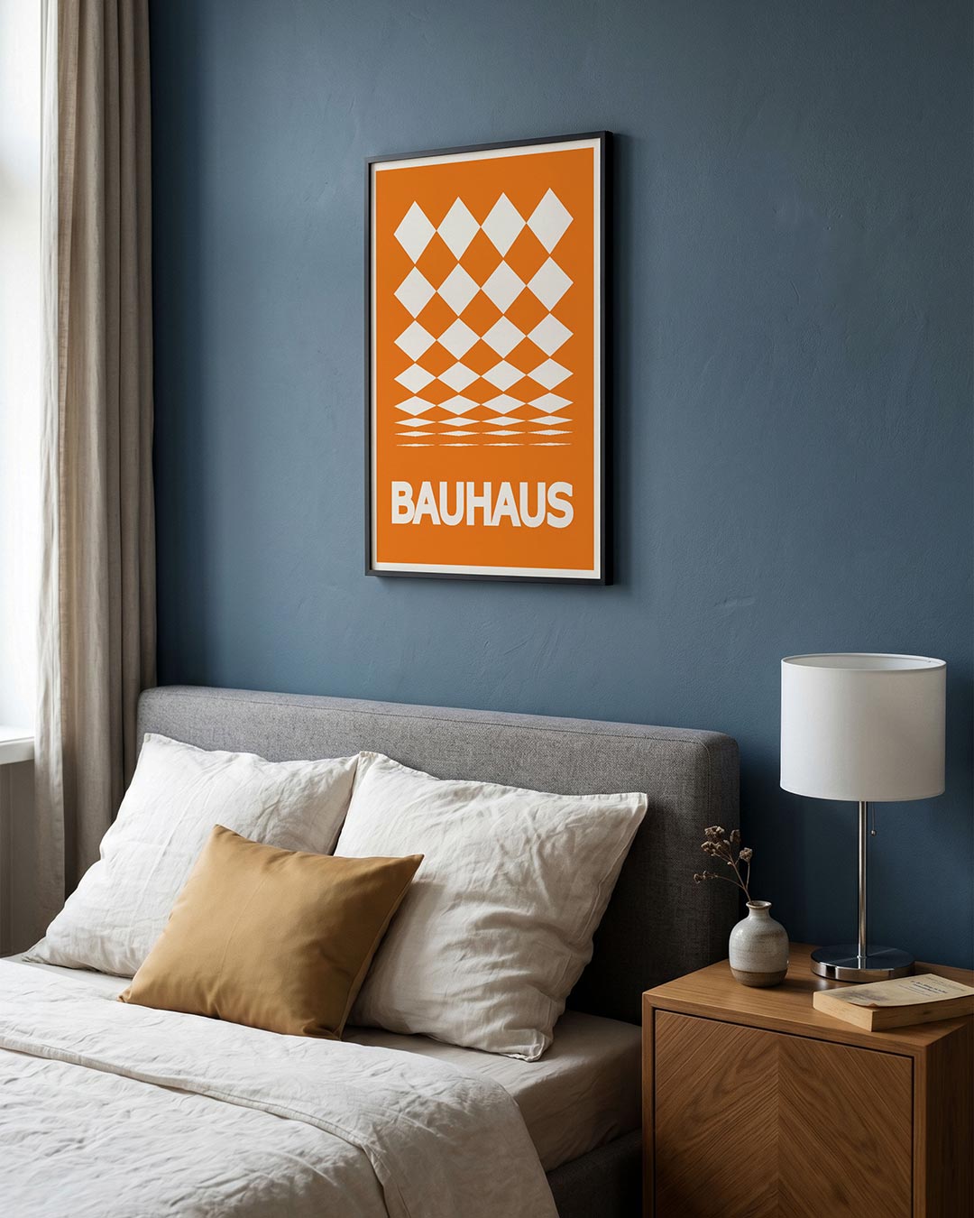 Ruitpatroon en kleur Poster