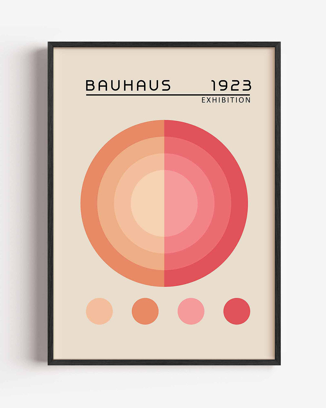 Cirkelvormen en kleur Poster