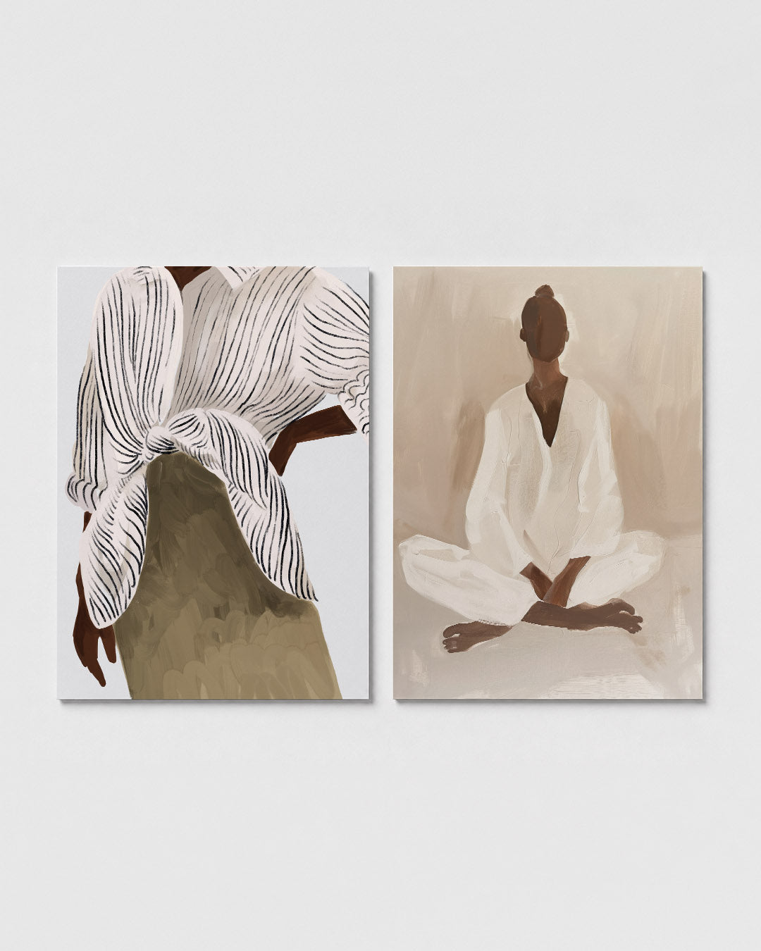 Gestreepte harmonie Posterset