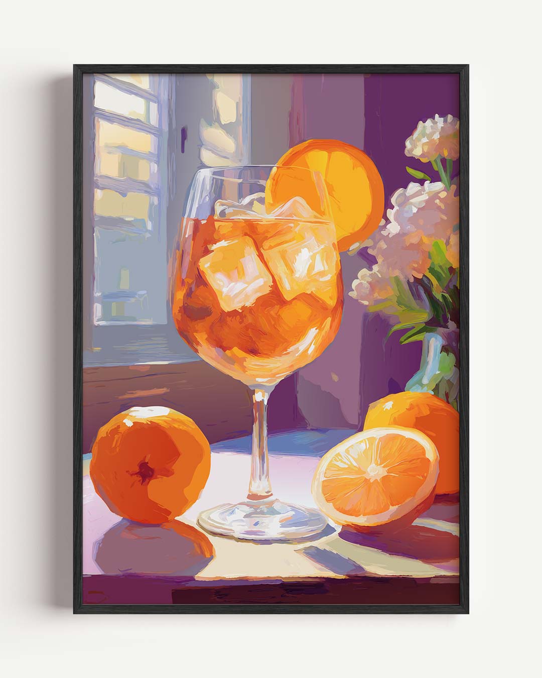 Verfrissende Citrus Cocktail Poster-WallArtistic