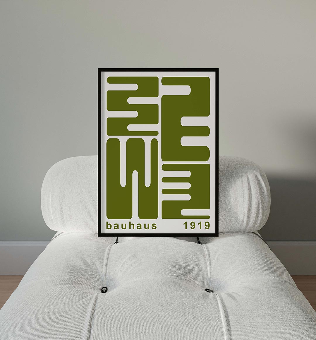 Vormritme en lijnen Poster