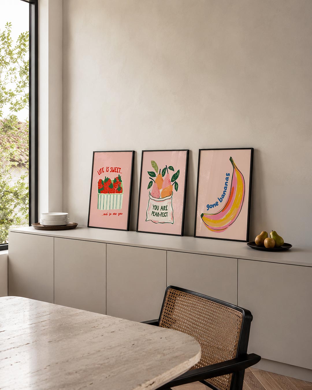 Zoete boodschap Posterset