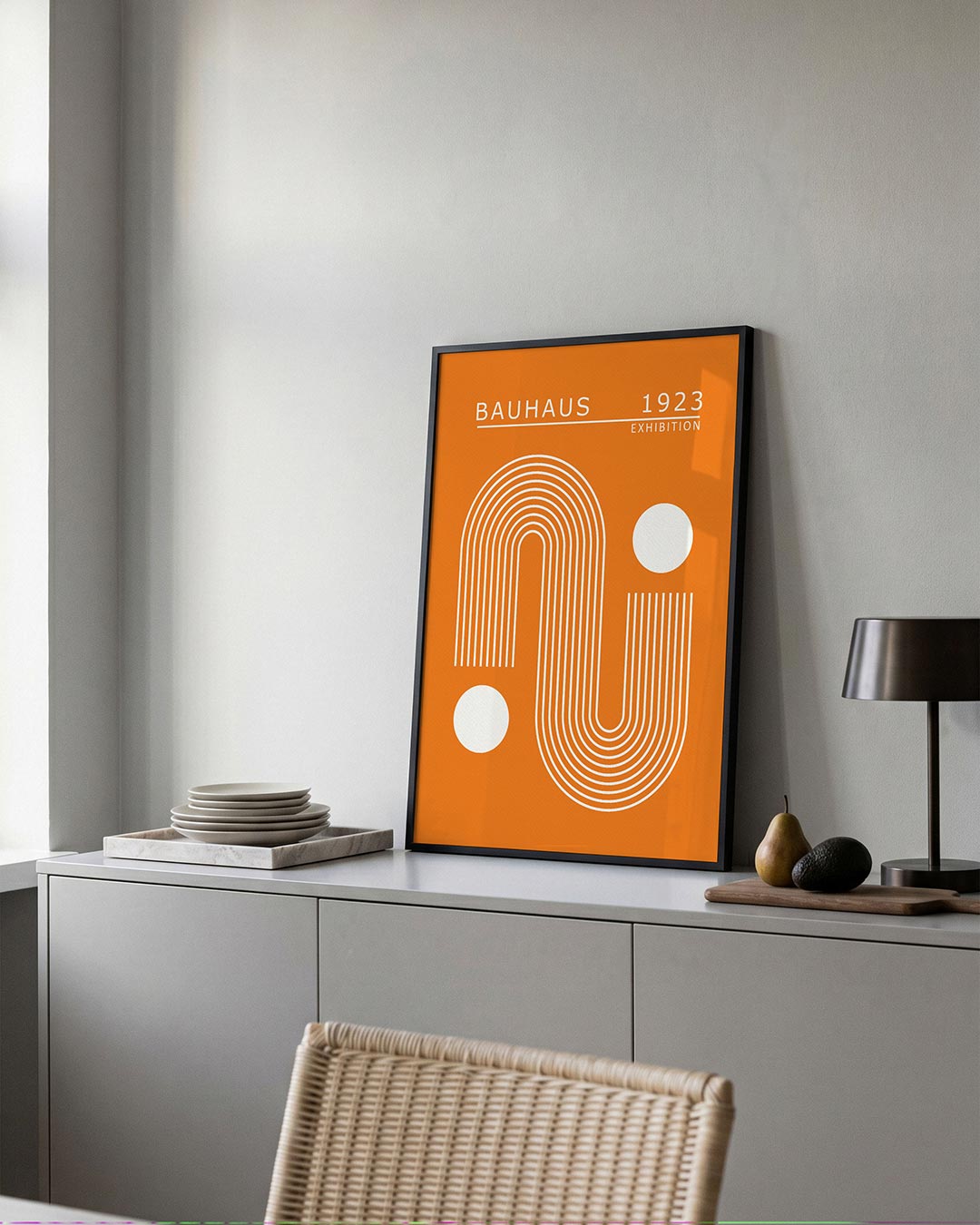 Lijnen en cirkels Poster