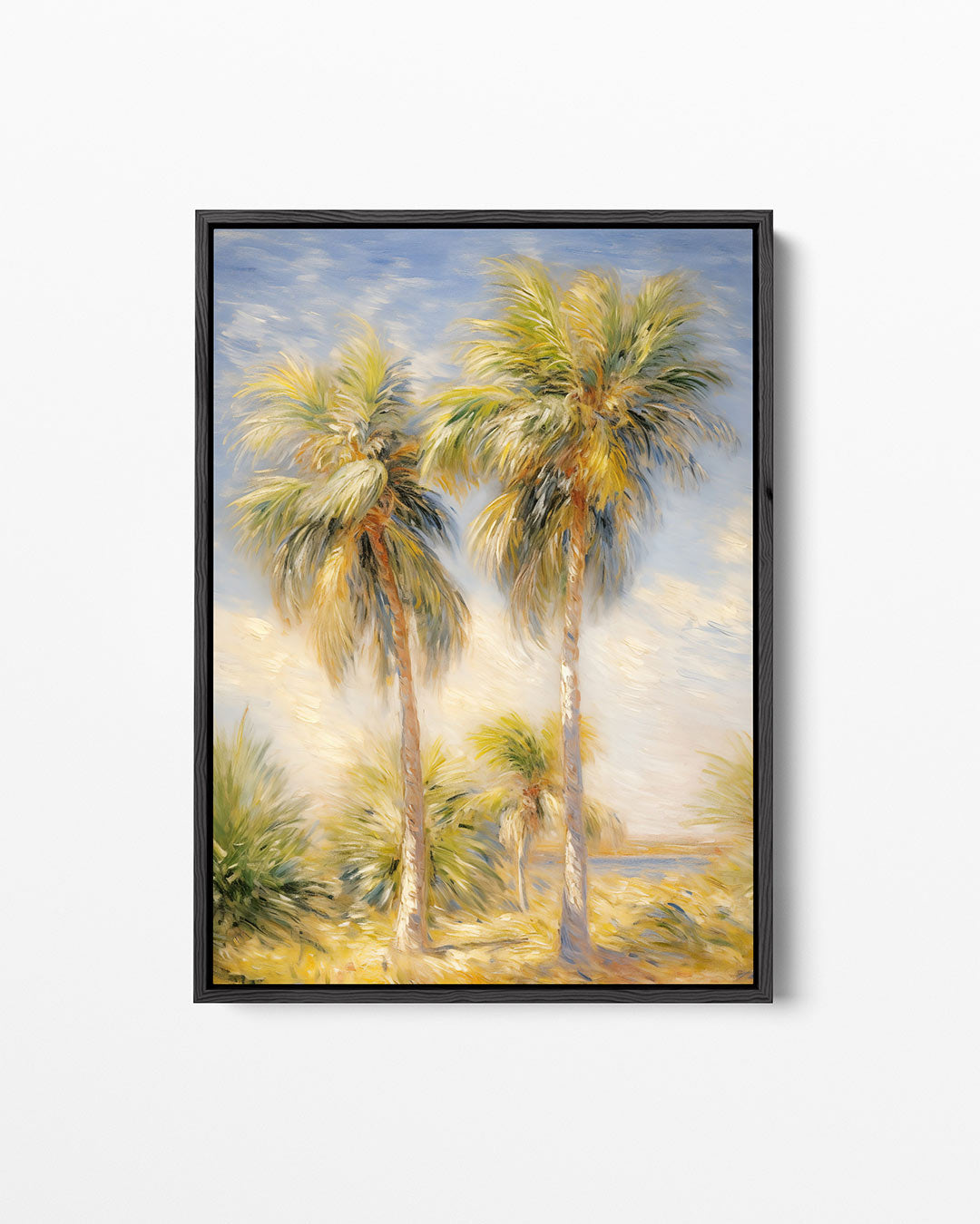 Tropische palmbomen Kunstwerk
