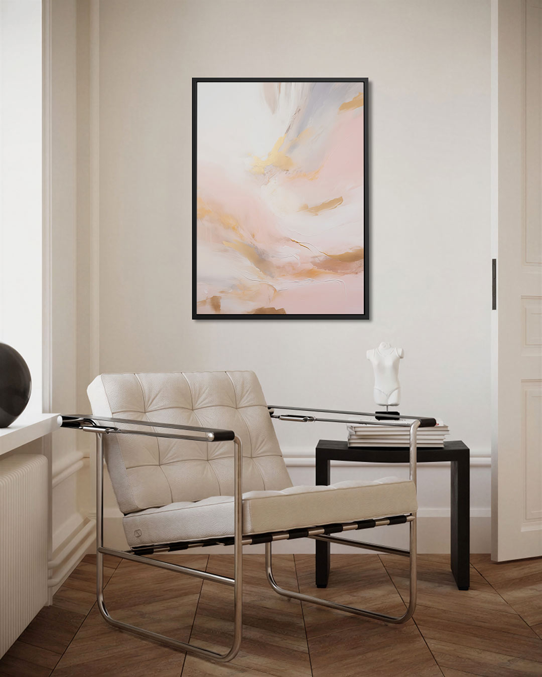 Zachte kleuren vloeiend Kunstwerk