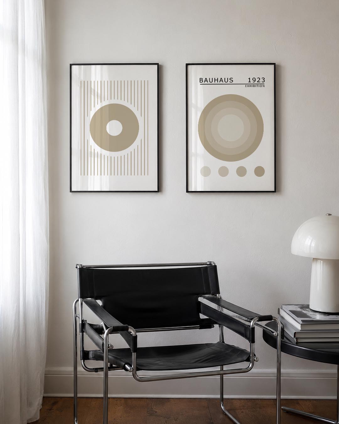 Cirkel en lijnen Posterset