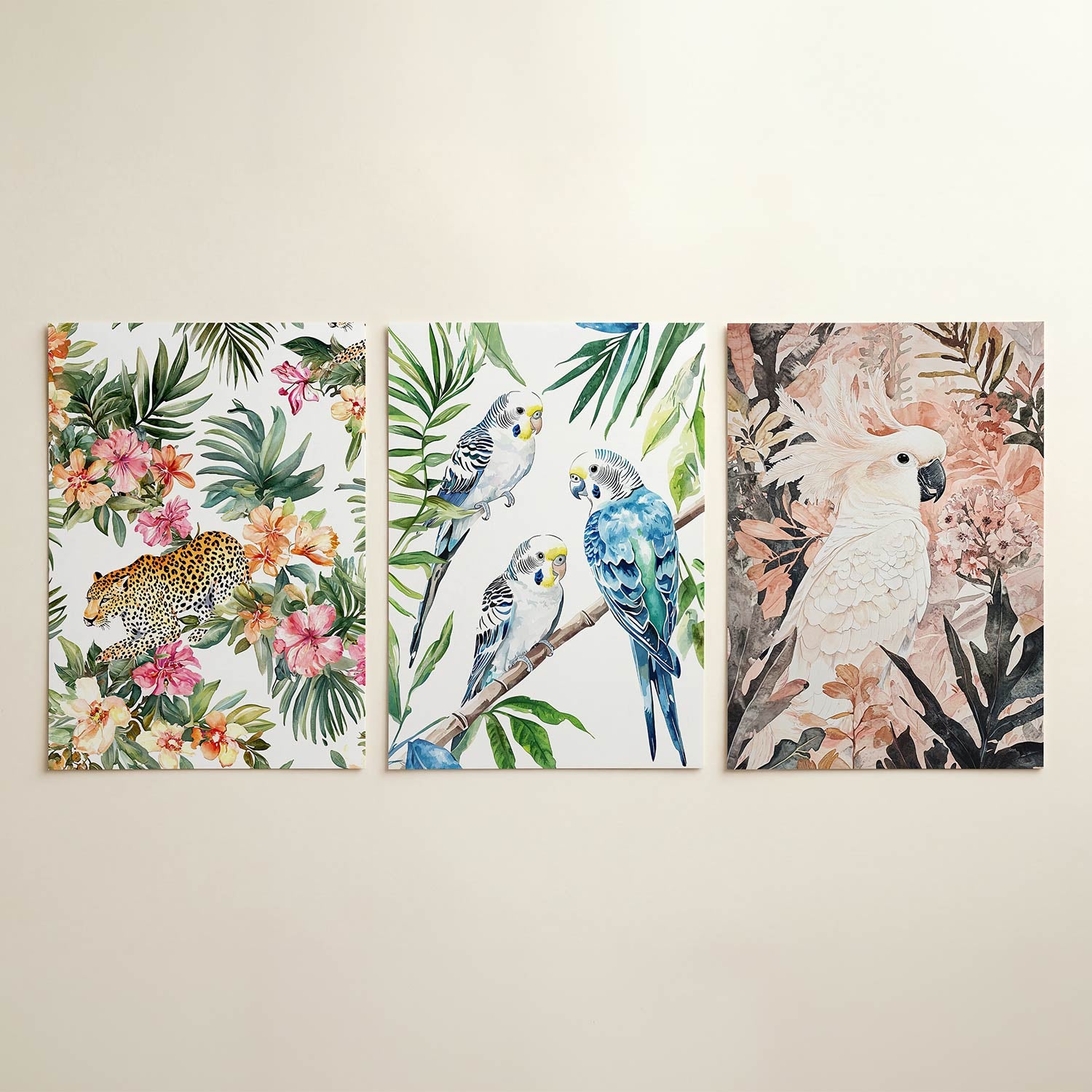 Jungle bloemenpracht Posterset