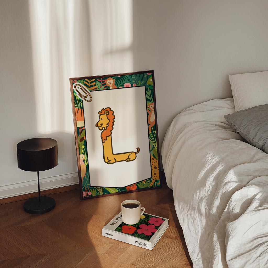 Jungle Alfabet Poster-WallArtistic