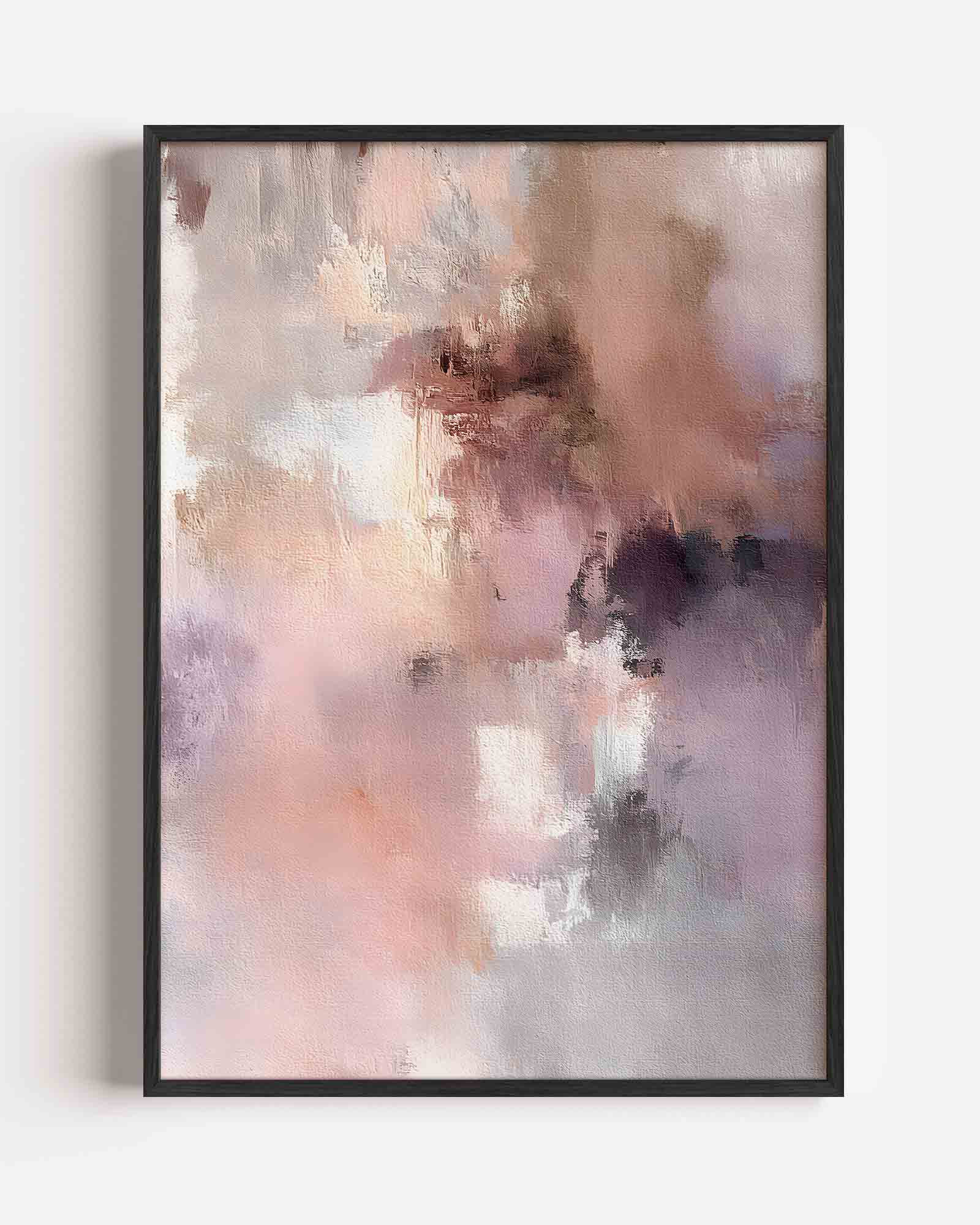 Abstracte pastel Poster