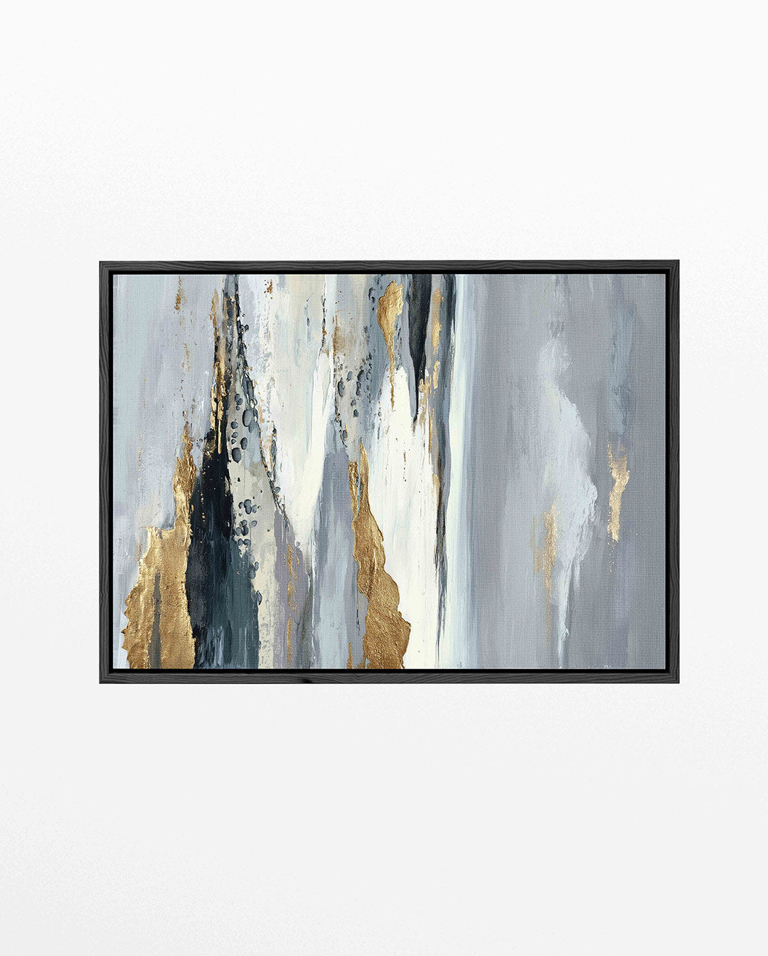 Gelaagde kleurencompositie Kunstwerk
