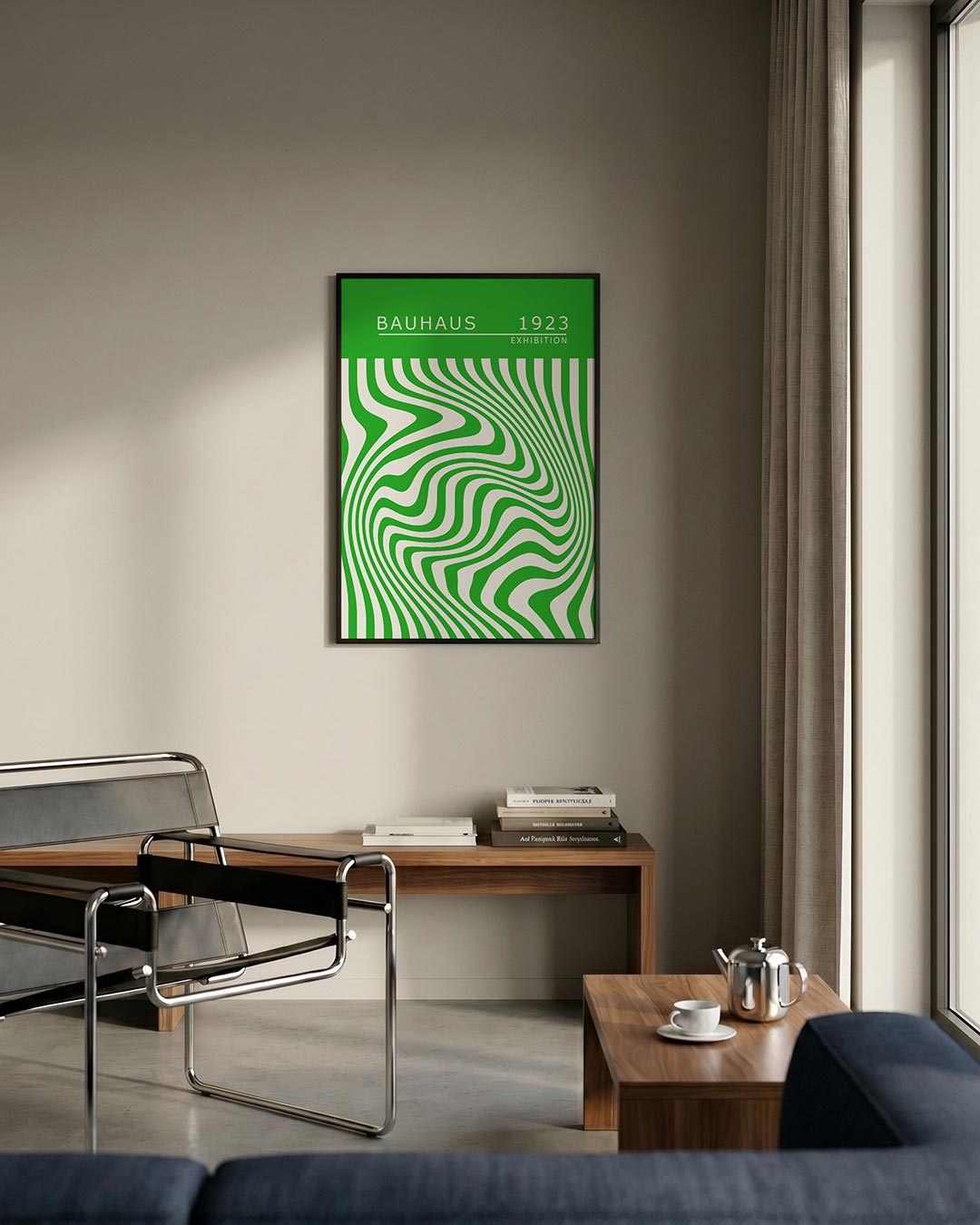 Golvend lijnenspel Poster