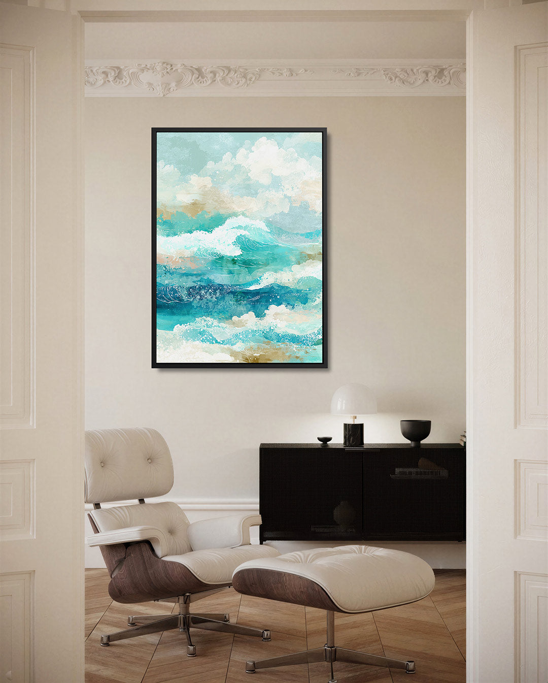 Dromerige zee Kunstwerk