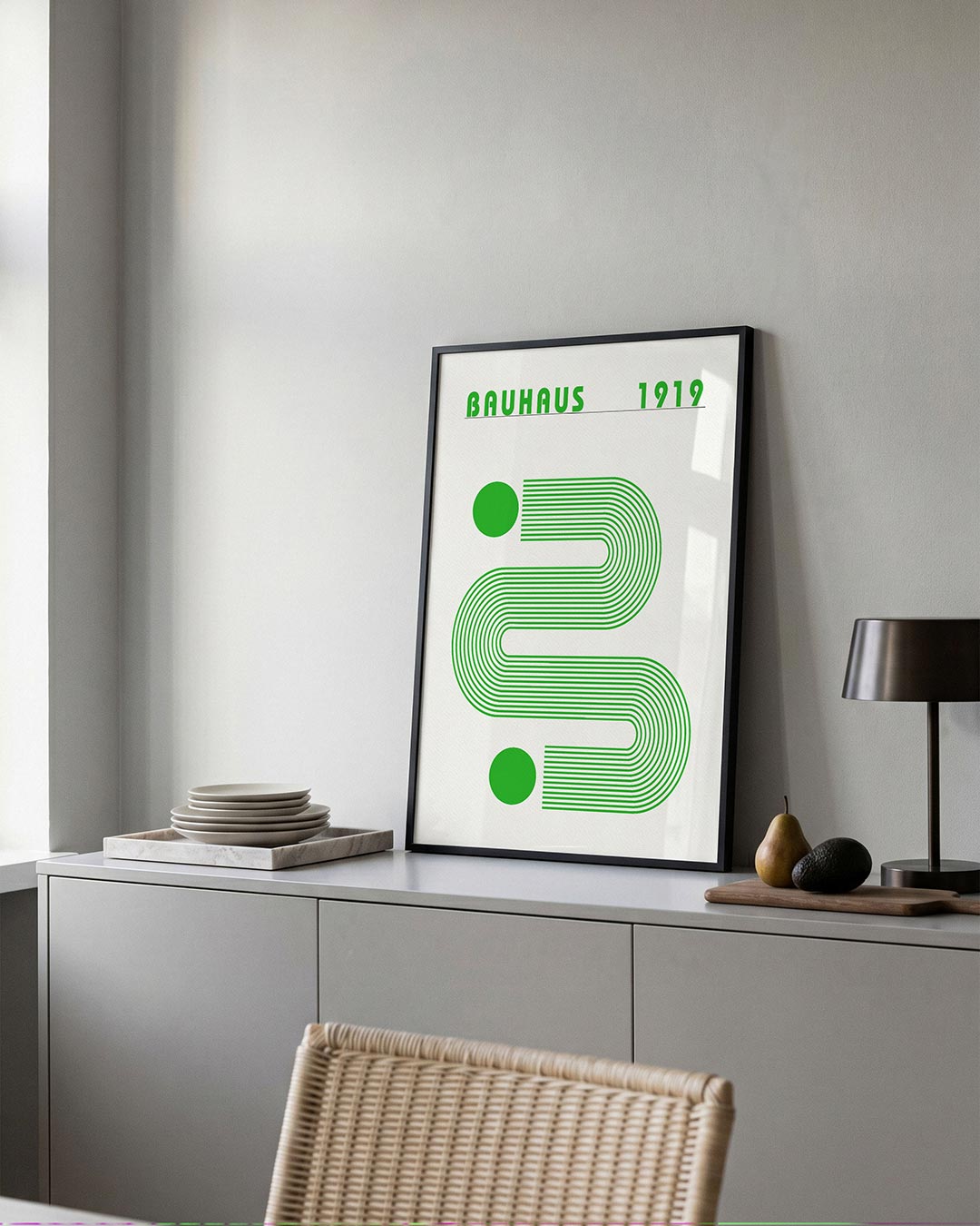 Lijnenspel en vormen Poster