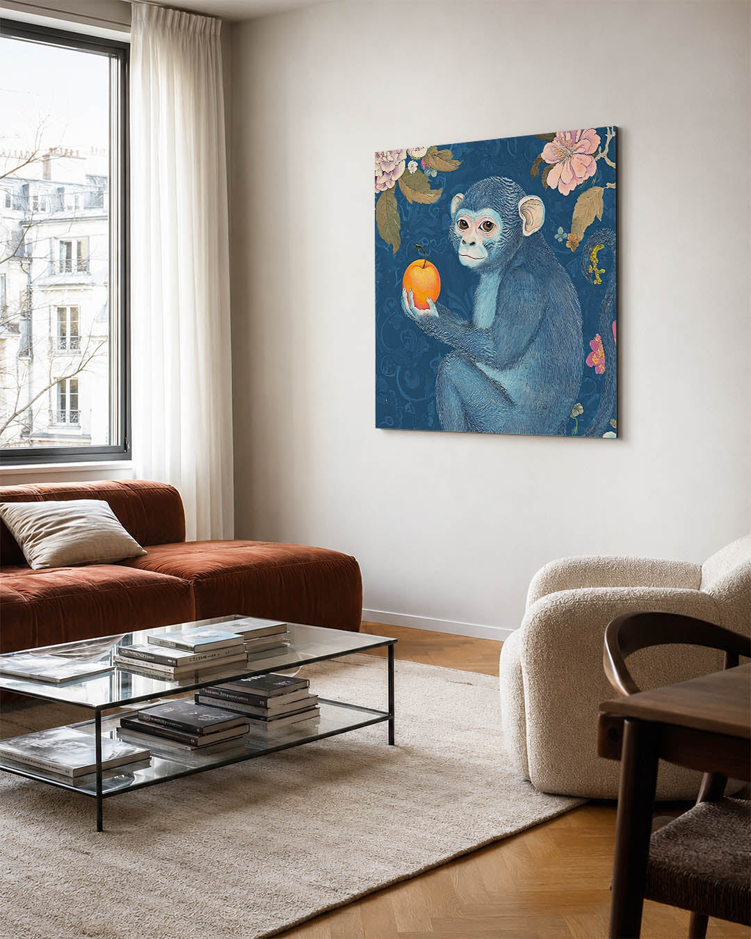 Dromerige aap Kunstwerk