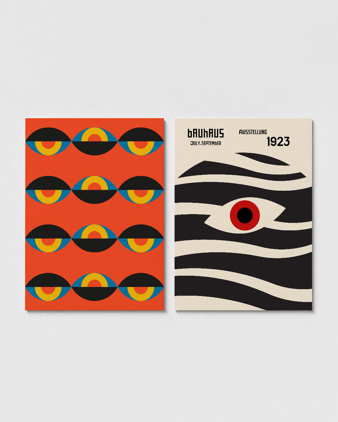 Kleurrijk oogpatroon Posterset