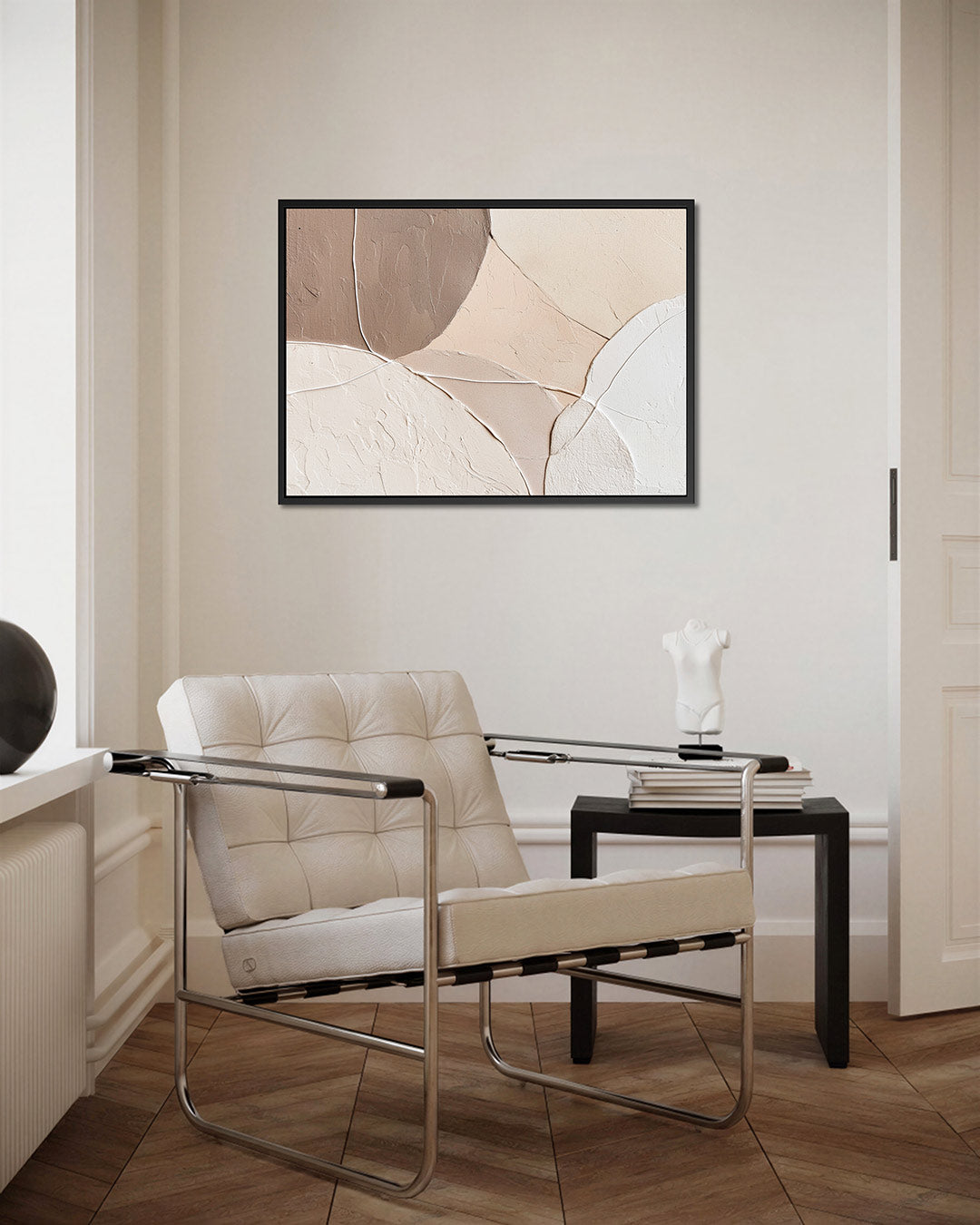 Organische vormen compositie Kunstwerk