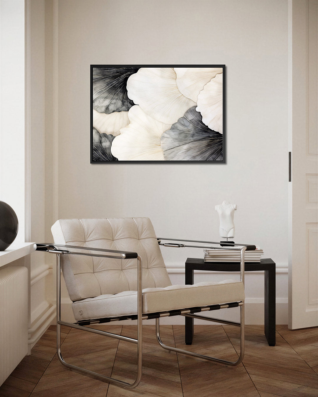 Organische bloemvormen Kunstwerk