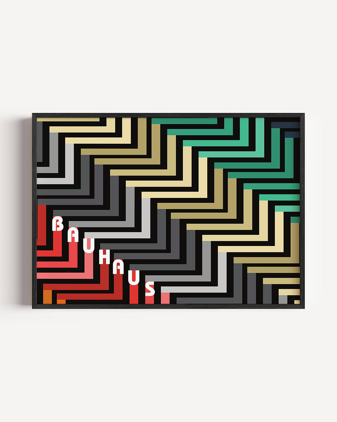 Vormritme en kleur Poster