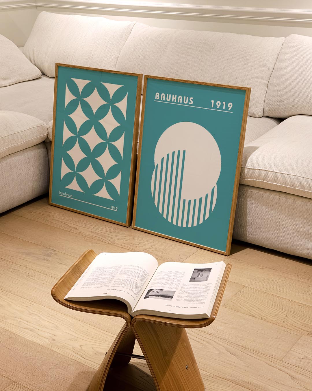 Cirkel en strepen Posterset