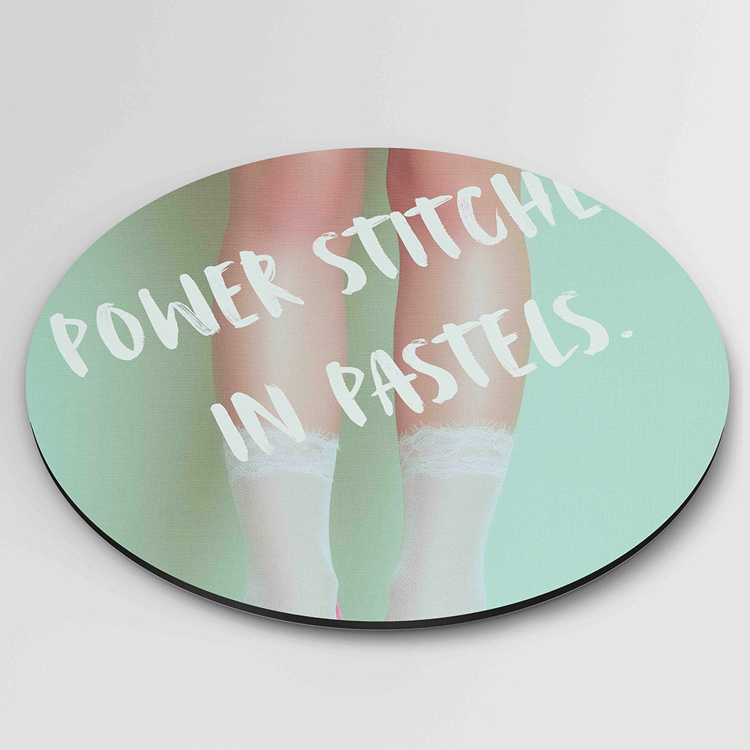 Pastel benen Muurcirkel