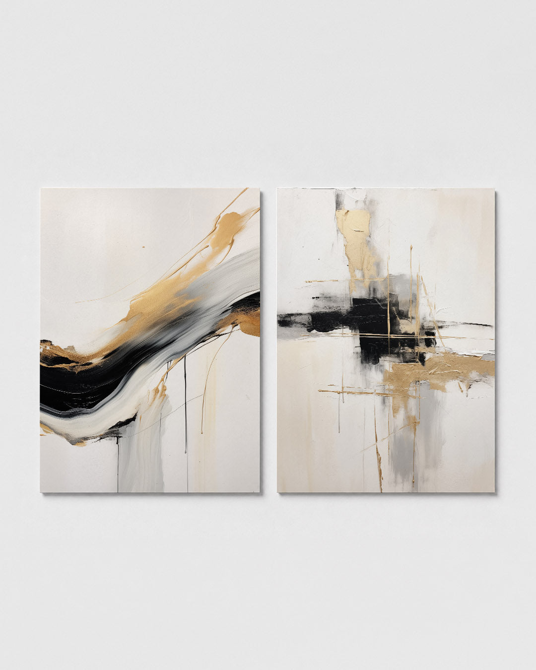 Gouden stroom Posterset
