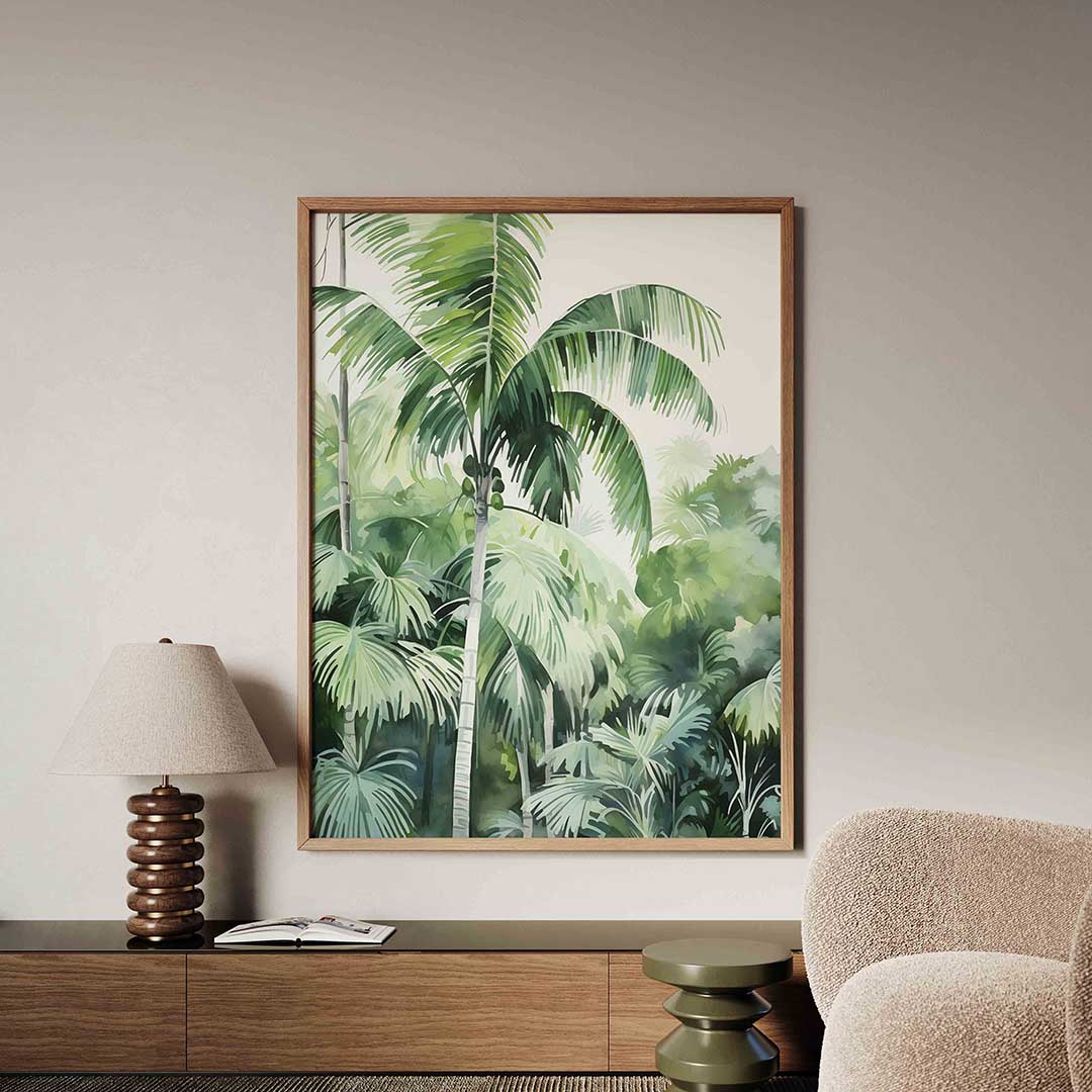 Tropische bladeren Poster