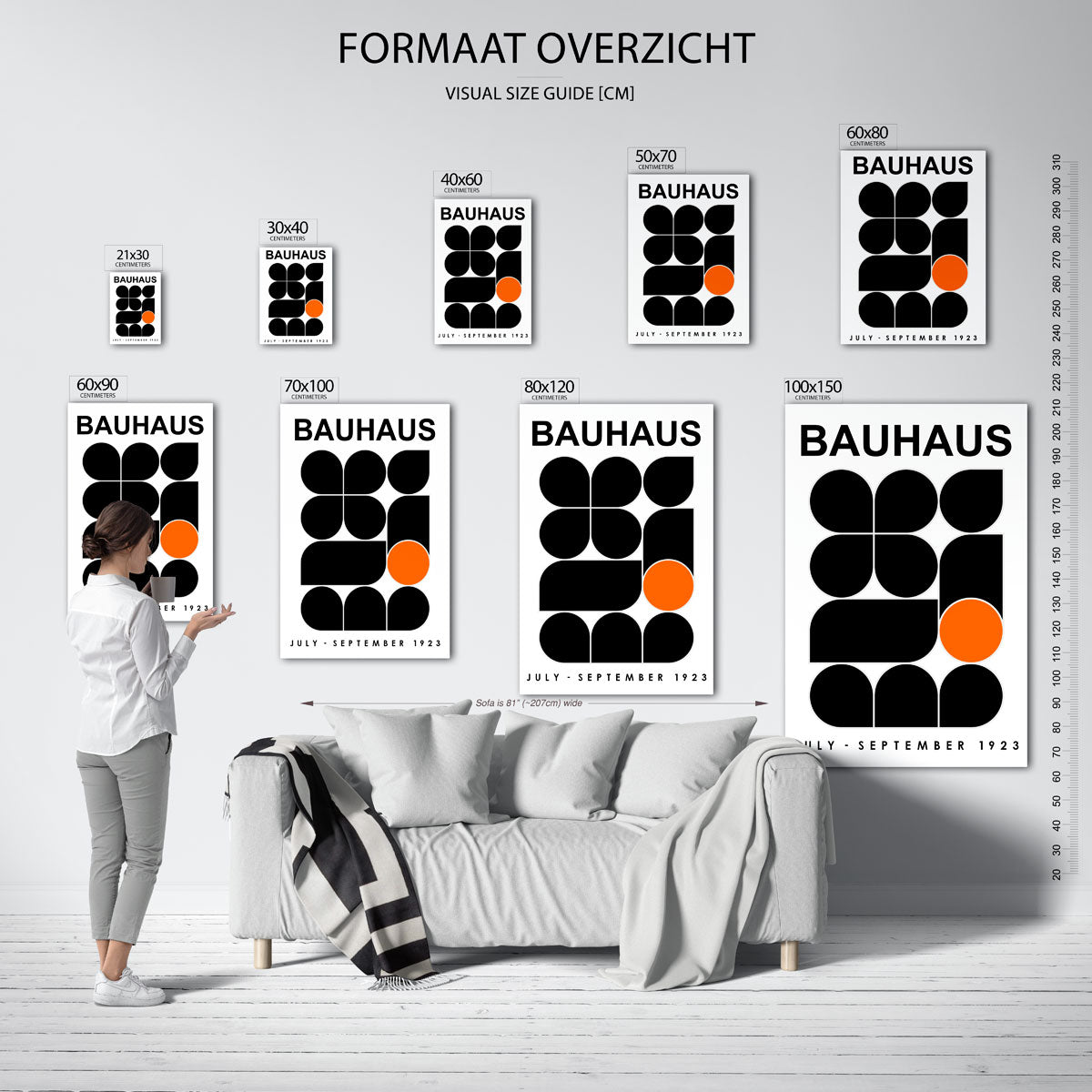 Vormen en kleur Poster