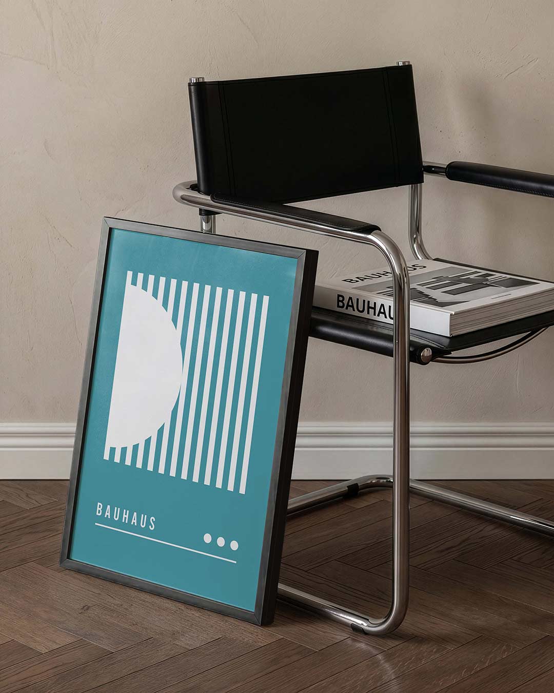 Lijnen en vlakkenspel Poster