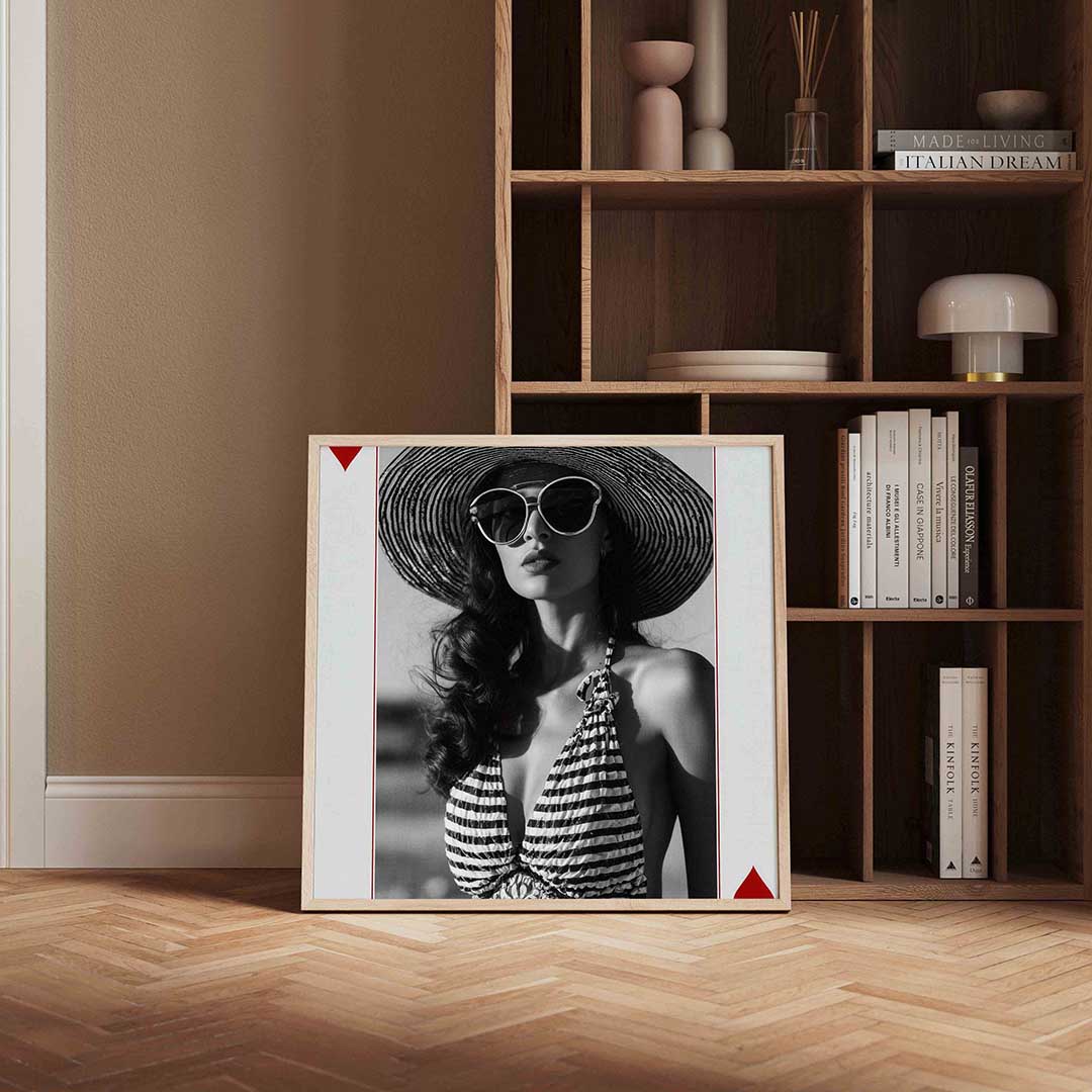 Vrouw met hoed Poster